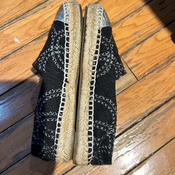 🔥 Chanel Espadrilles Lambskin Women’s Slip On 37 authentic CHANEL Tweed - Picture 7 of 12